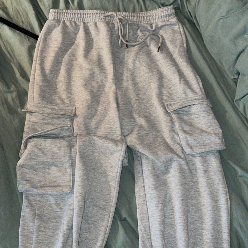 Cider grey cargo sweatpants size M